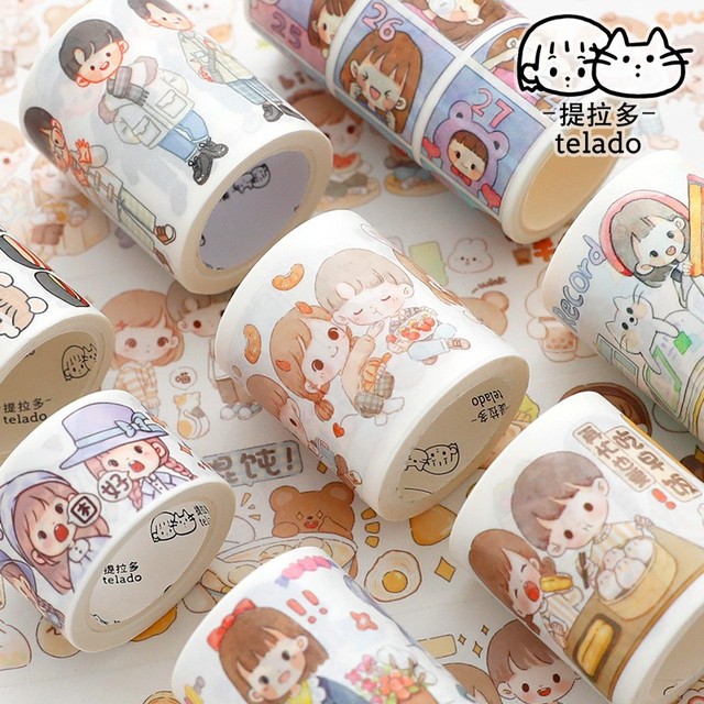 Washi Tape Sticker Washi Tape Ins Cute Handbook Tape Cartoon